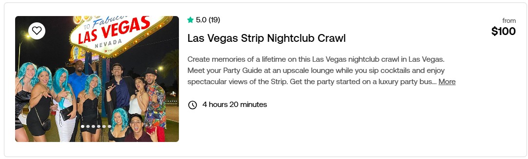 Nightclub crawl